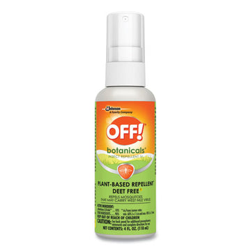 OFF!® Botanicals Insect Repellent, 4 Oz Bottle, 8-carton freeshipping - TVN Wholesale
